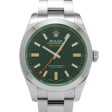ロレックス ミルガウス 116400GV インテンスブラック メンズ 時計 【中古】【wristwatch】
