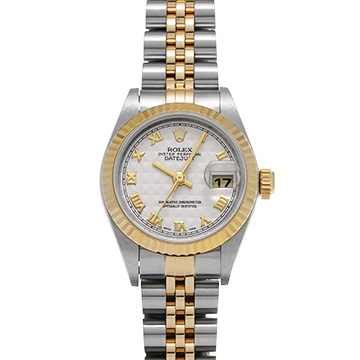 ロレックス デイトジャスト 79173 アイボリーピラミッド レディース 時計 【中古】【wristwatch】