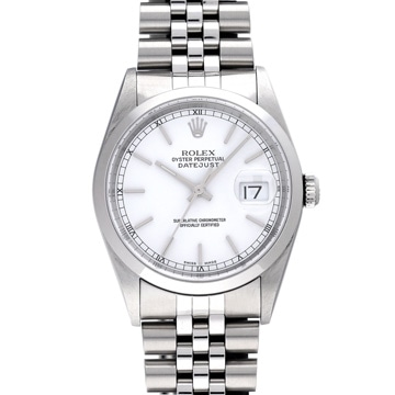 ロレックス デイトジャスト 36 16200 ホワイト メンズ 時計 【中古】【wristwatch】