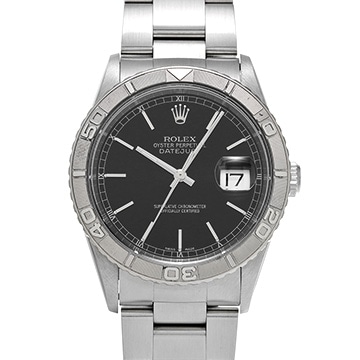 ロレックス デイトジャスト サンダーバード 16264 ブラック メンズ 時計 【中古】【wristwatch】