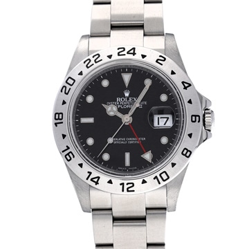 ロレックス エクスプローラーII 16570 ブラック メンズ 時計 【中古】【wristwatch】