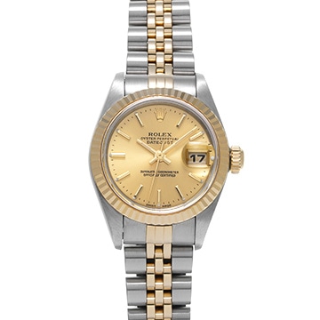 ロレックス デイトジャスト 79173 シャンパン レディース 時計 【中古】【wristwatch】