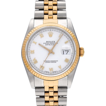 ロレックス デイトジャスト 16233 ホワイト メンズ 時計 【中古】【wristwatch】