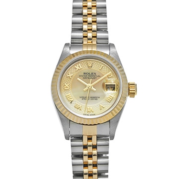 ロレックス デイトジャスト 79173NRD イエローシェル レディース 時計 【中古】【wristwatch】