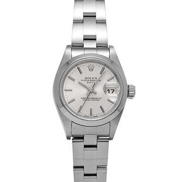 ロレックス オイスターパーペチュアル デイト 79160 シルバー レディース 時計 【中古】【wristwatch】