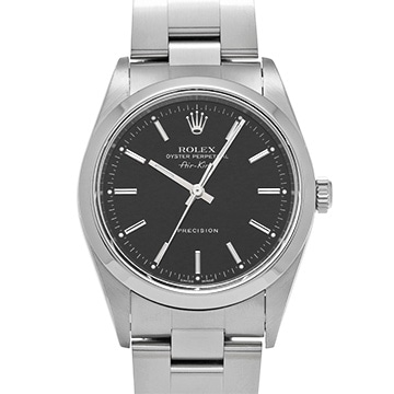 ロレックス エアキング 14000M ブラック メンズ 時計 【中古】【wristwatch】