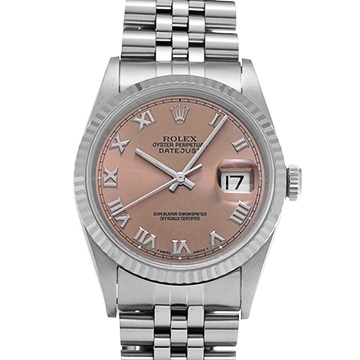 ロレックス デイトジャスト 16234 ピンク メンズ 時計 【中古】【wristwatch】