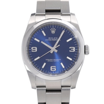 ロレックス オイスターパーペチュアル 36 116000 ブルー メンズ 時計 【中古】【wristwatch】
