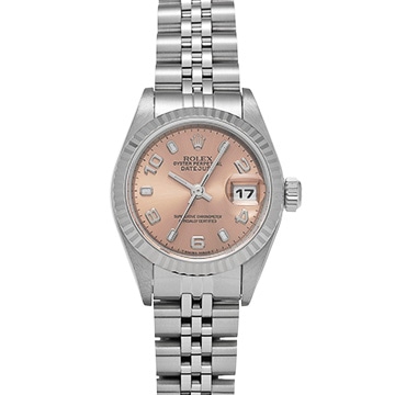 ロレックス デイトジャスト 79174 ピンク レディース 時計 【中古】【wristwatch】