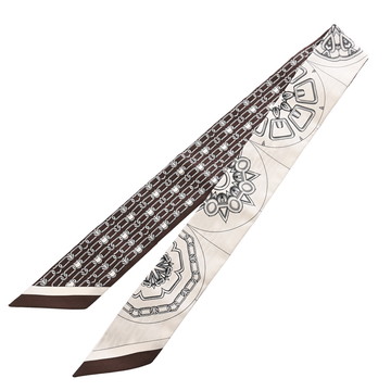 エルメス ツイリー L EFFET KALEIDOSCOPE ブラウン系/マルチカラー シルク100％ レディース 【新品】【other】