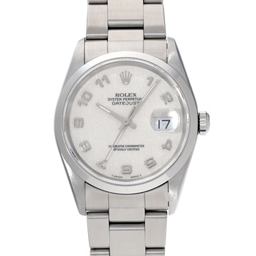 ロレックス デイトジャスト 16200 アイボリーコンピュータ メンズ 時計 【中古】【wristwatch】