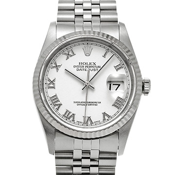 ロレックス デイトジャスト 16234 ホワイト メンズ 時計 【中古】【wristwatch】