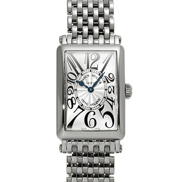 フランクミュラー ロングアイランド 902QZ シルバー レディース 時計 【中古】【wristwatch】