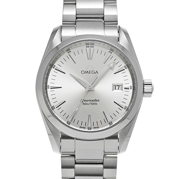 オメガ シーマスター アクアテラ クォーツ 2518.30 シルバー メンズ 時計 【中古】【wristwatch】