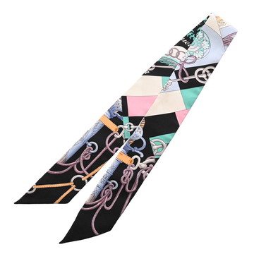 エルメス ツイリー CLIQUETIS マルチカラー シルク100％ レディース 【新品】【other】