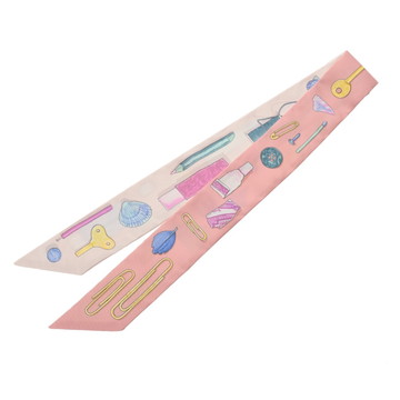 エルメス ツイリー IN THE POCKET ピンク系/マルチカラー シルク100% レディース 【新品】【other】
