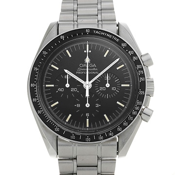 オメガ スピードマスター アポロ11号 3890.59 ブラック メンズ 時計 【中古】【wristwatch】