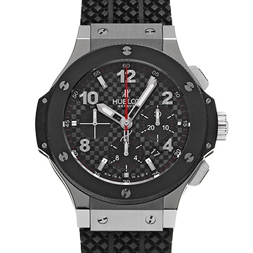 ウブロ ビッグバン スチール セラミック 301.SB.131.RX ブラックカーボン メンズ 時計 【中古】【wristwatch】