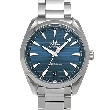 オメガ シーマスター アクアテラ コーアクシャル 220.10.41.21.03.004 ブルー メンズ 時計 【中古】【wristwatch】
