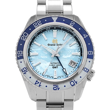 グランドセイコー スポーツコレクション メカニカル ハイビート36000 GMT キャリバー9S 25th SBGJ275 ブルー メンズ 時計 【中古】【wristwatch】