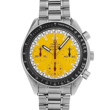 オメガ スピードマスター レーシング ミハエル・シューマッハ 3510.12 イエロー メンズ 時計 【中古】【wristwatch】