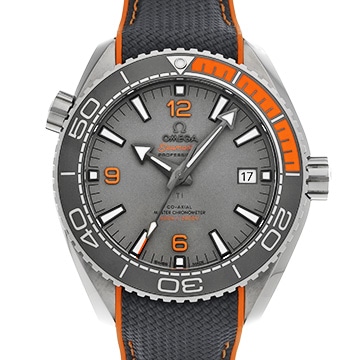 オメガ シーマスター プラネットオーシャン 600 コーアクシャル マスタークロノメーター 215.92.44.21.99.001 グレー メンズ 時計 【中古】【wristwatch】