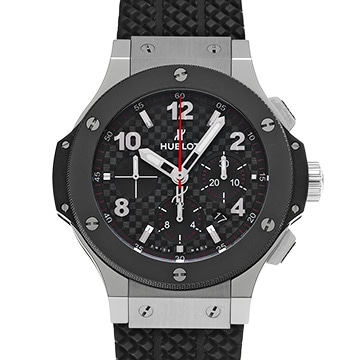 ウブロ ビッグバン スチール セラミック 301.SB.131.RX ブラックカーボン メンズ 時計 【中古】【wristwatch】