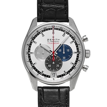 ゼニス クロノマスター エル・プリメロ ストライキング 03.2041.4052/69.C496 シルバー メンズ 時計 【中古】【wristwatch】