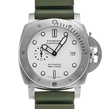パネライ サブマーシブル クアランタクアトロ ビアンコ PAM01226 ホワイト メンズ 時計 【中古】【wristwatch】
