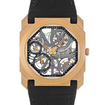 ブルガリ オクト フィニッシモ BGOP40GXTSK スケルトン メンズ 時計 【中古】【wristwatch】