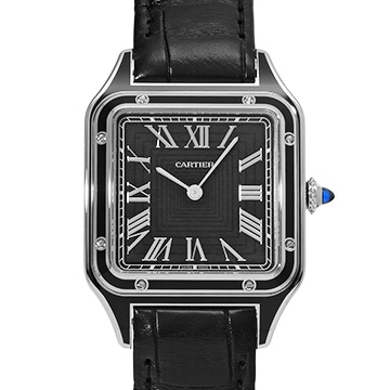 カルティエ サントス デュモン LM WSSA0046 ブラック メンズ 時計 【新品】【wristwatch】