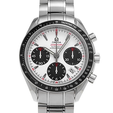 オメガ スピードマスター デイト 323.30.40.40.04.001 ホワイト/ブラック メンズ 時計 【中古】【wristwatch】