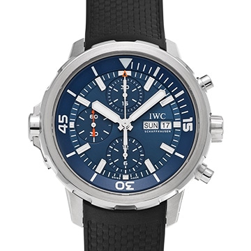 IWC アクアタイマー クロノグラフ エクスペディション ジャック=イヴ・クストー IW376805 ブルー メンズ 時計 【中古】【wristwatch】