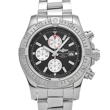 ブライトリング スーパーアベンジャー II A1337111/BC29 ブラック/シルバー メンズ 時計 【中古】【wristwatch】