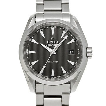 オメガ シーマスター アクアテラ クォーツ 231.10.39.60.06.001 グレー メンズ 時計 【中古】【wristwatch】
