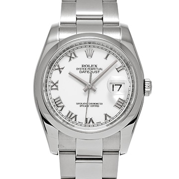 ロレックス デイトジャスト 116200 ホワイト メンズ 時計 【中古】【wristwatch】