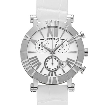 ティファニー アトラス Z1301.32.11A20A71A ホワイト レディース 時計 【中古】【wristwatch】