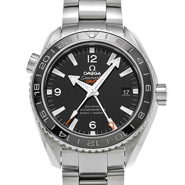 オメガ シーマスター プラネットオーシャン 600 コーアクシャル GMT 232.30.44.22.01.001 ブラック メンズ 時計 【中古】【wristwatch】