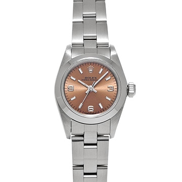 ロレックス オイスターパーペチュアル 67180 ピンク レディース 時計 【中古】【wristwatch】