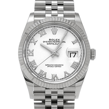 ロレックス デイトジャスト 36 126234 ホワイト メンズ 時計 【中古】【wristwatch】