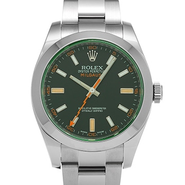 ロレックス ミルガウス 116400GV インテンスブラック メンズ 時計 【中古】【wristwatch】