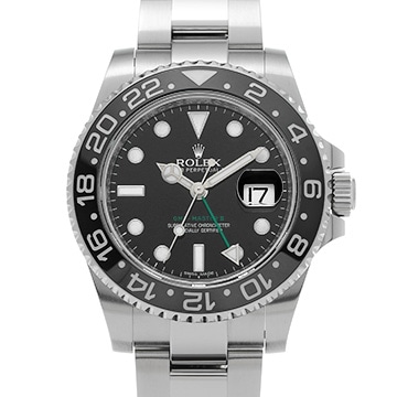 ロレックス GMTマスターII 116710LN ブラック メンズ 時計 【中古】【wristwatch】