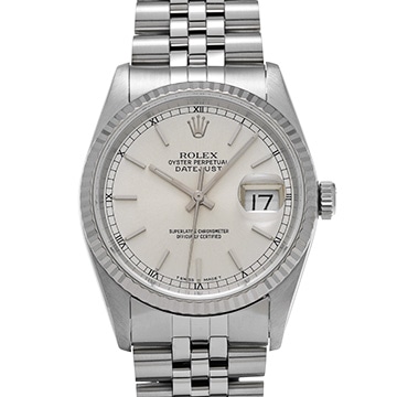 ロレックス デイトジャスト 16234 シルバー メンズ 時計 【中古】【wristwatch】