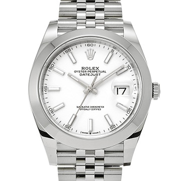ロレックス デイトジャスト 41 126300 ホワイト メンズ 時計 【新品】【wristwatch】