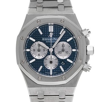 オーデマ ピゲ ロイヤルオーク クロノグラフ 26331ST.OO.1220ST.01 ブルー/ロジウム メンズ 時計 【中古】【wristwatch】