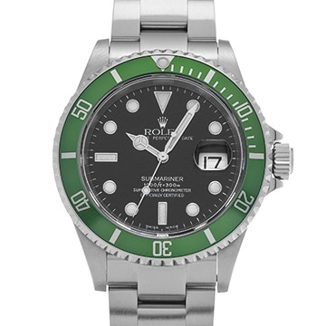 ロレックス サブマリーナ デイト 16610LV ブラック メンズ 時計 【中古】【wristwatch】