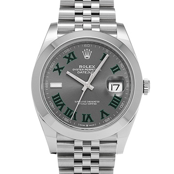 ロレックス デイトジャスト 41 126300 スレートグレー メンズ 時計 【中古】【wristwatch】