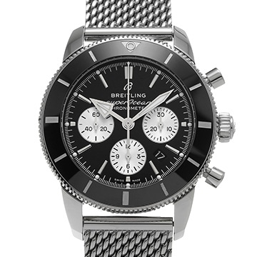 ブライトリング スーパーオーシャン ヘリテージ II B01 クロノグラフ 44 AB0162121B1A1 ブラック/シルバー メンズ 時計 【中古】【wristwatch】