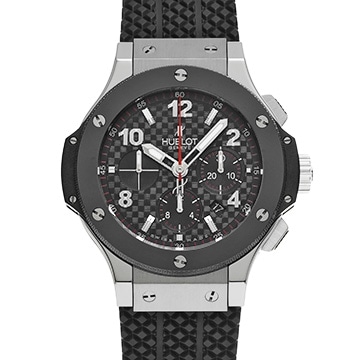 ウブロ ビッグバン スチール セラミック 301.SB.131.RX ブラックカーボン メンズ 時計 【中古】【wristwatch】