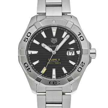 タグ ホイヤー アクアレーサー キャリバー5 WAY2010.BA0927 ブラック メンズ 時計 【中古】【wristwatch】